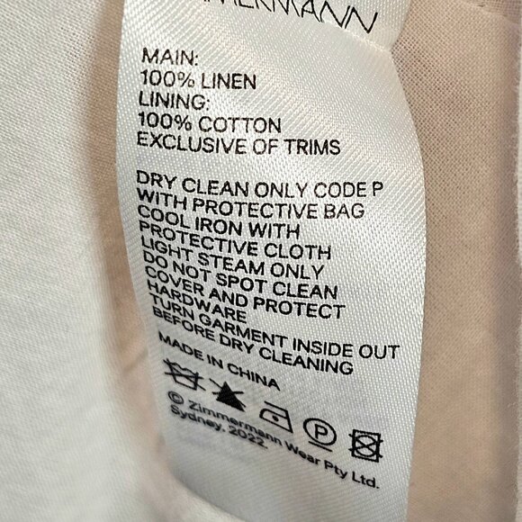 Zimmermann ElkaVine Linen Floral Wrap Dress Size 3 (US 8–10) - Picture 15 of 15